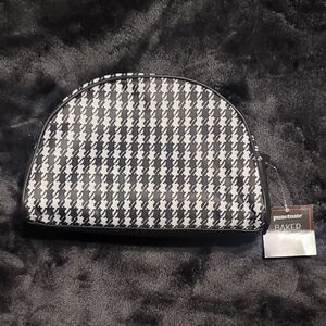 Punctuate Black and White Houndstooth Women's Bag